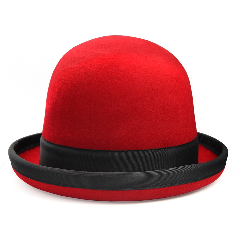 Tumbler Bowler Hat 58cm Red