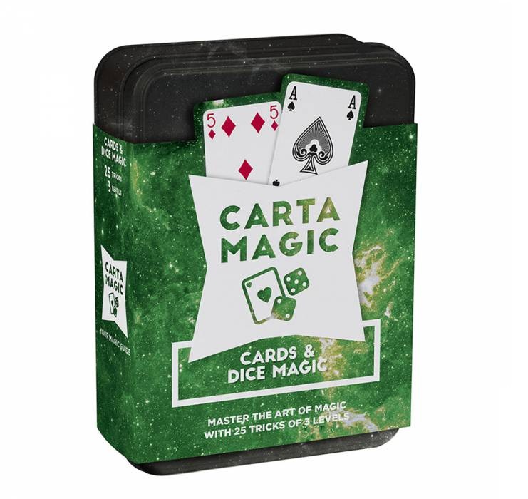 Coffret de Magie "25 tours de cartes et Dés Magiques"