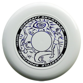 Frisbee Freestyle Sky-Styler Starburst 160gr. white - Click Image to Close