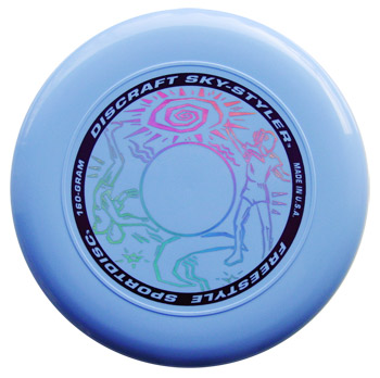 Frisbee Freestyle Sky-Styler Starburst 160gr. bleu clair