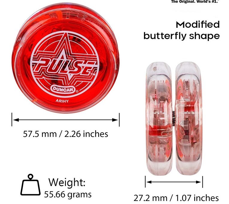 Leuchtkeulen Yo-yo Pulse Duncan red