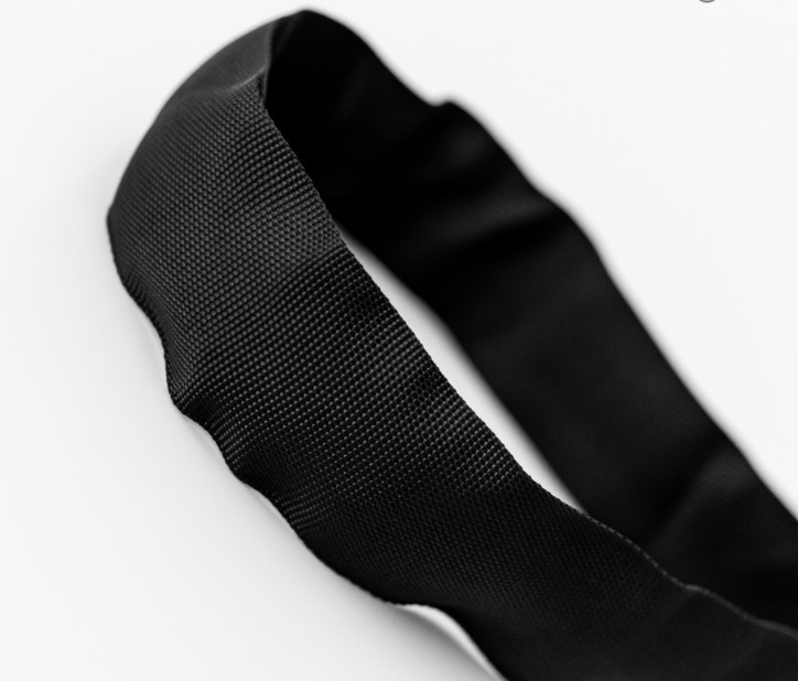 Schwarze Rundschlingen aus Polyesterfaser 300cm