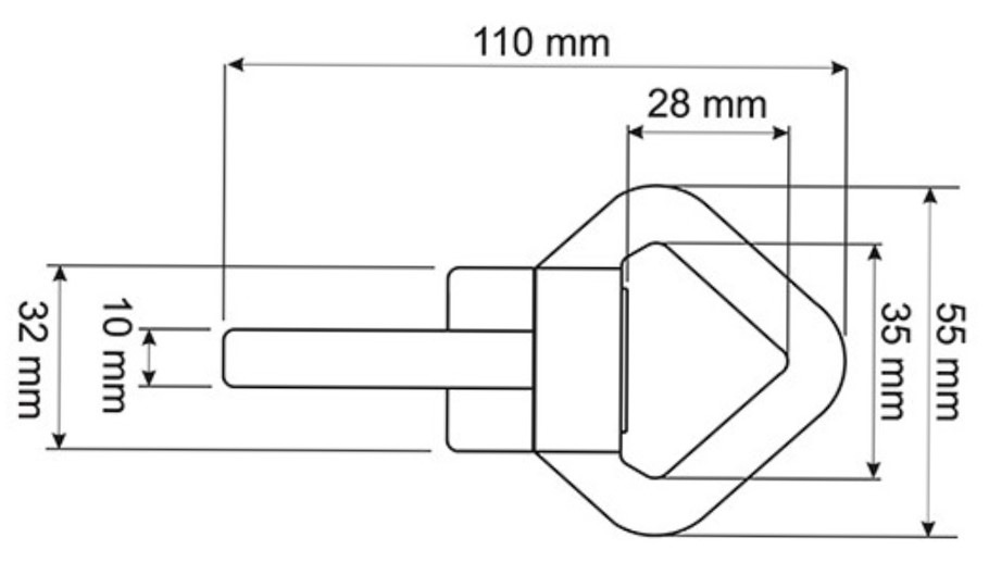 Emerillon Swivel CAMP pour objets aérien