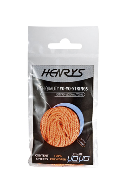 YoYo Strings set 6 piece polyester orange