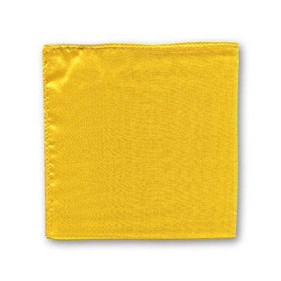 Foulard de magie 15cm (6") jaune - Cliquez sur l'image pour la fermer