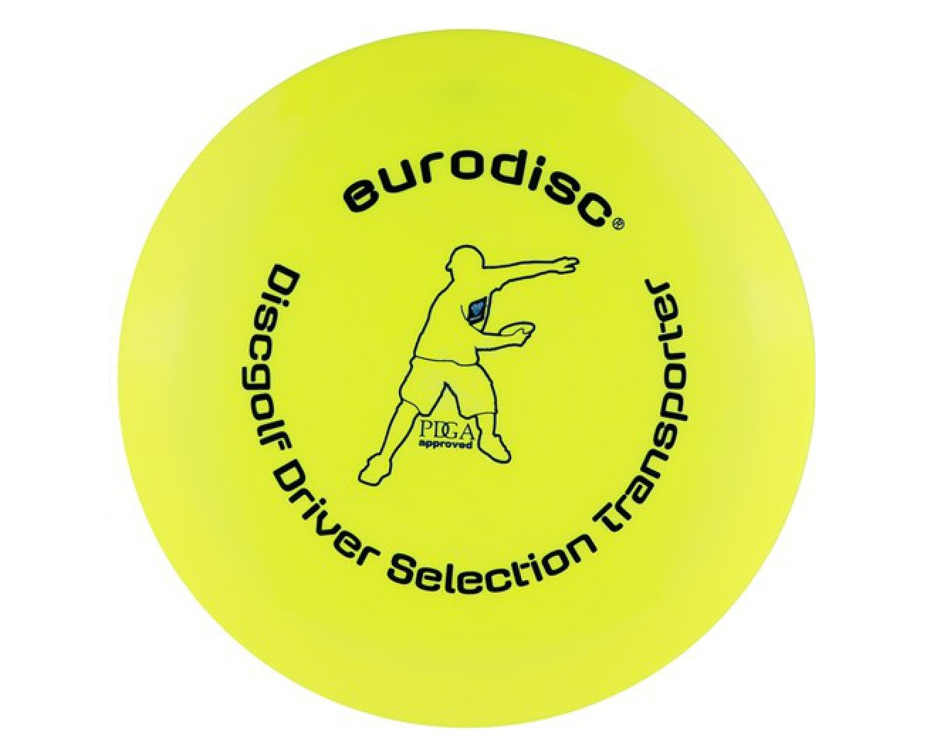 Disc-golf driver high quality jaune