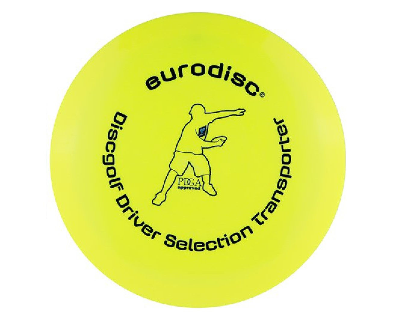 Disc golf driver high quality gelb