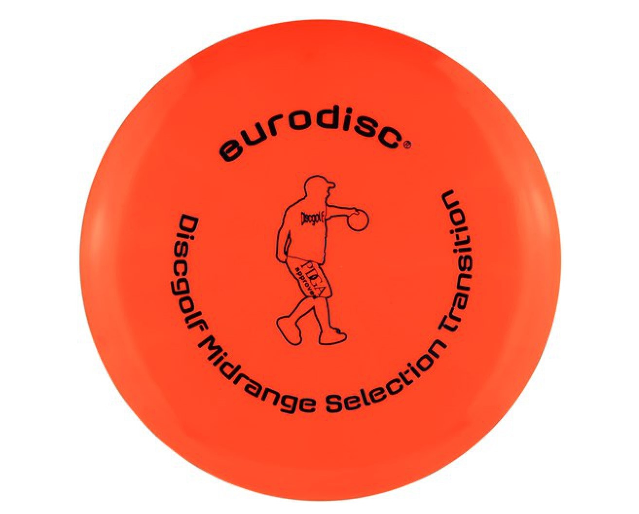 Disc-golf midrange high quality orange