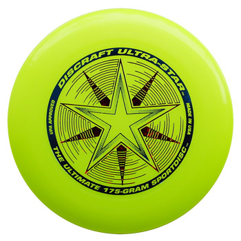 Frisbee Ultimate Compétition 175gr. jaune