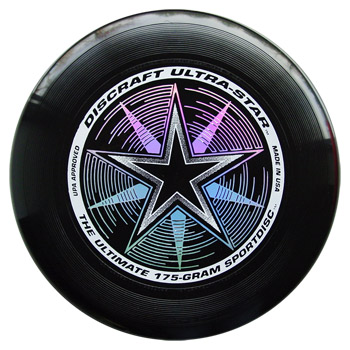 Frisbee Ultimate Compétition 175gr. noir