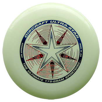 Frisbee Ultimate nite glow 175g. Discraft