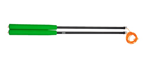 Handstäbe Carbon 41cm grün