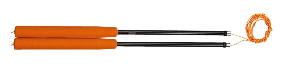 Handstäbe Carbon 31cm orange