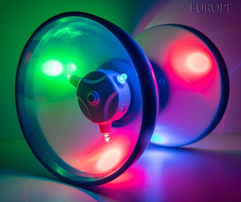 Diabolo lumineux HyperSpin TC triple roulement à billes 