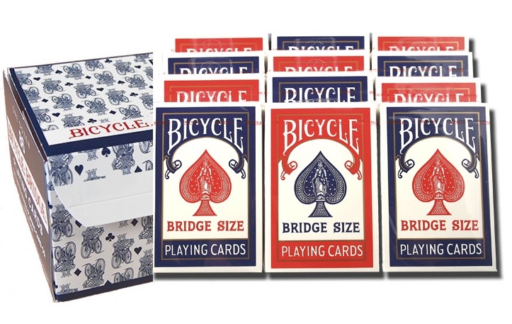 12x Cards Bicycle Bridge