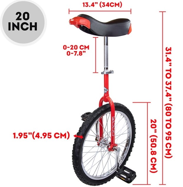 Monocycle Indy 50cm - Cliquez sur l'image pour la fermer