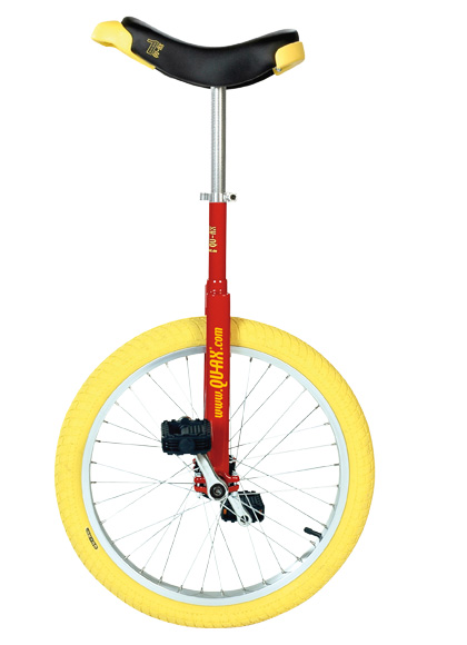 Monocycle QU-AX 50cm luxe Rouge