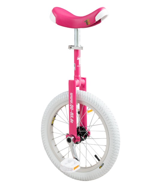 Monocycle QU-AX luxe 40cm Rose