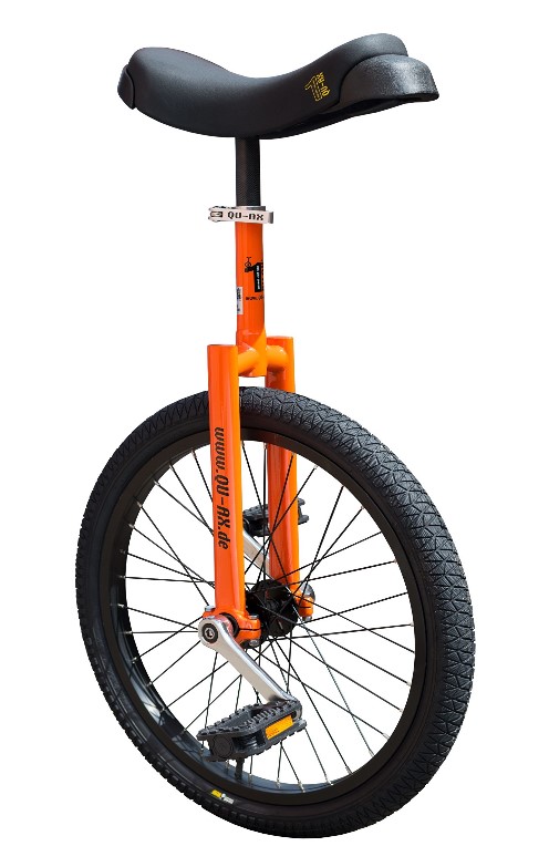 Unicycle QU-AX 50cm luxe Orange - Click Image to Close