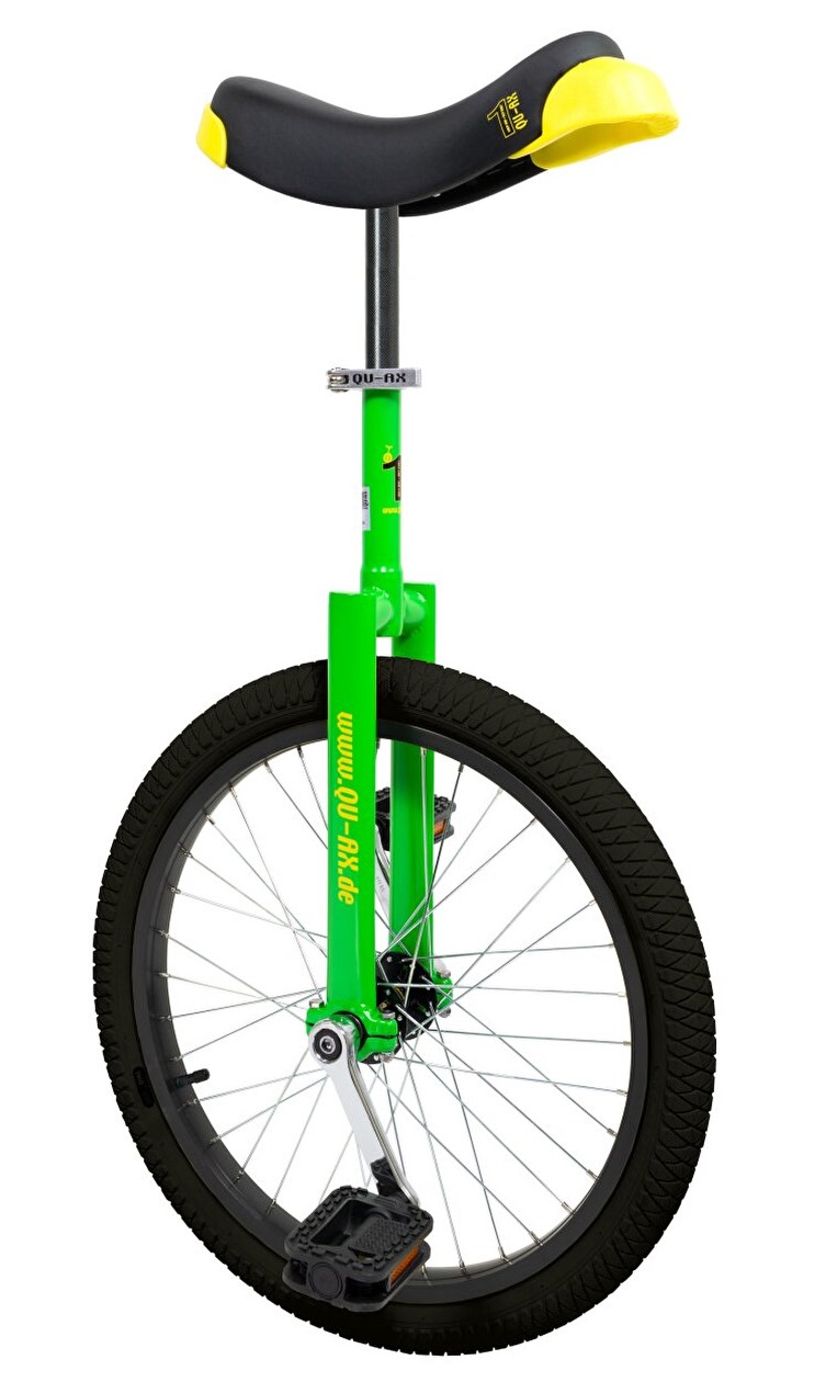 Unicycle QU-AX 50cm luxe Green - Click Image to Close