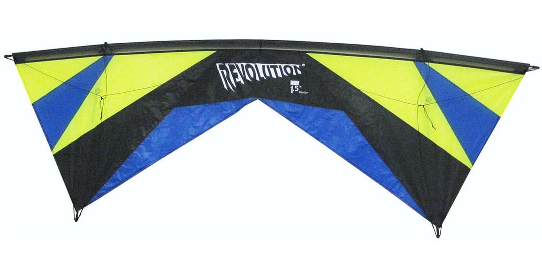 Revolution Kite EXP Reflex blue and yellow