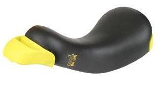 Unicycle Saddle Quax luxus black with Handle