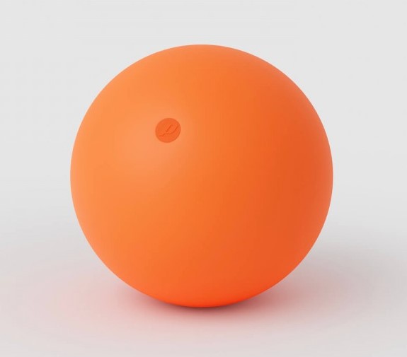 Ball Stage 78mm. SIL-X silicone orange - Click Image to Close