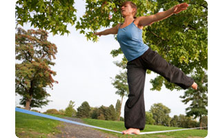 Slack Line Inspiration 15m - zum Schließen ins Bild klicken